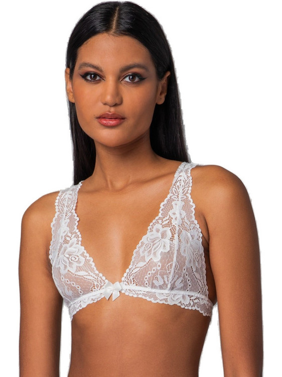 Milena By Paris Bralette χωρίς Μπανέλα Λευκό 10178