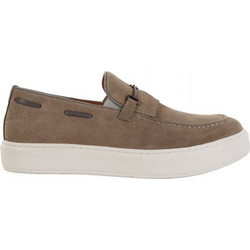 Versace 19V69 Ανδρικά Μοκασίνια Loafers Καστόρινα Εκρού YO-XL6614