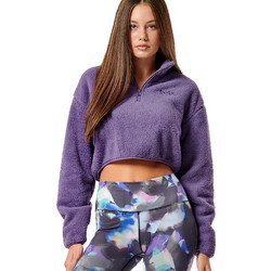 Body Action Γυναικείο Αθλητικό Crop Top Μωβ 061431