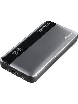 Intenso HE25000 Power Bank 25000mAh 140W με 2 Θύρες USB-C Power Delivery Black Silver
