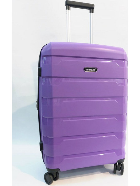 Seagull SG180 Βαλίτσα Μεγάλη 76x52x31cm με 4 Ρόδες Λιλά