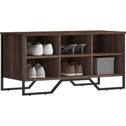 vidaXL Παπουτσοθήκη Μοριοσανίδας Καφέ M90xΠ38xY45cm 848643