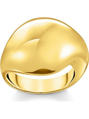 Thomas Sabo Γυναικείο Δαχτυλίδι Σεβαλιέ Επιχρυσωμένο TR2470-413-39