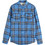 Scotch & Soda Flannel Ανδρικό Πουκάμισο Βαμβακερό Καρό Μακρυμάνικο Κανονική Γραμμή Μπλε 178717-6096