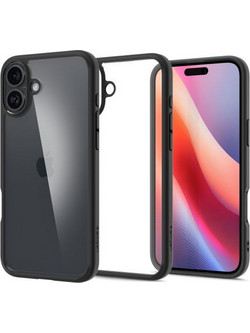 Spigen Ultra Hybrid Back Cover Matte Black (iPhone 16)