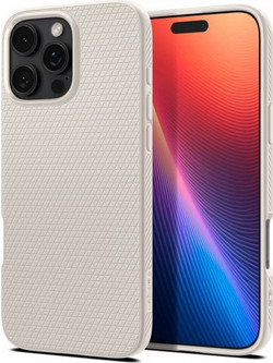Spigen Liquid Air Back Cover Natural Titanium (iPhone 16 Pro)