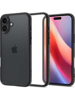 Spigen Ultra Hybrid Back Cover Matte Black (iPhone 16 Plus)