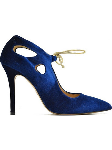 Bilero Γόβες με Τακούνι Στιλέτο με Λουράκι Royal Blue B58352