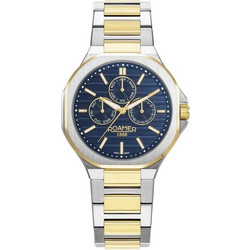 Roamer Spirit of Time Ανδρικό Ρολόι με Ασημί Χρυσό Μεταλλικό Μπρασελέ 995989474520