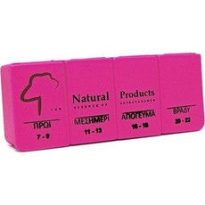 Natural Products Θήκη Χαπιών 4 Θέσεων Φούξια