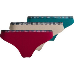Tommy Hilfiger Βαμβακερά Γυναικεία String 3Pack UW0UW03921-0WQ