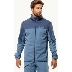 Jack Wolfskin Ανδρικό Μπουφάν Χειμωνιάτικο Softshell Αδιάβροχο Αντιανεμικό Μπλε 1306923-1325