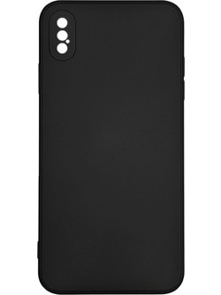 Sonique My Colors Silicone Back Cover Black (iPhone XS Max)