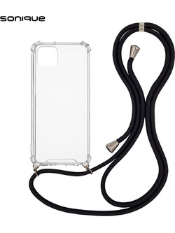 Sonique Armor Clear Back Cover Transparent / Black (iPhone 11)