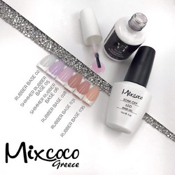 Mixcoco 31 Cover Pink Rubber Base Ημιμόνιμο Βερνίκι Νυχιών 15ml