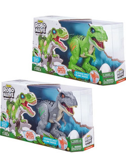 AS Company Robo Alive T-Rex με Αυγό Slime 2 Χρώματα Φιγούρα Δεινόσαυρος για 3+ Ετών 21cm