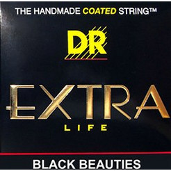 DR Strings Black Beauties Σετ 6 Χορδές Ηλεκτρικής Κιθάρας Nickel Plated Steel 11-50" Hard Tension