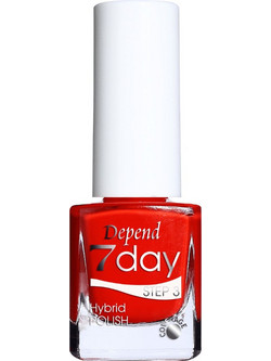 Depend 7 Day Hybrid 7221 Cosy Glam Red Makes Me Smile Gloss Βερνίκι Νυχιών Μακράς Διαρκείας