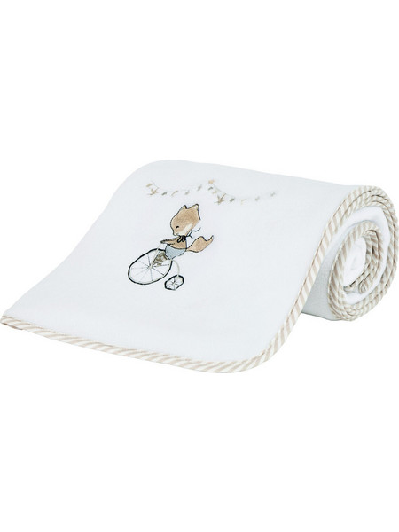 Nima Baby Circus Κουβέρτα Κούνιας Fleece 110x140 Λευκή