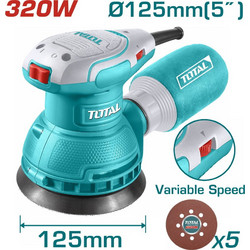 Total Τριβειο Φ-125mm 320W
