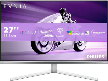 Philips Evnia 27M2N8500 QD-OLED HDR Gaming Monitor 26.5" 2560x1440 QHD 360Hz 0.03ms