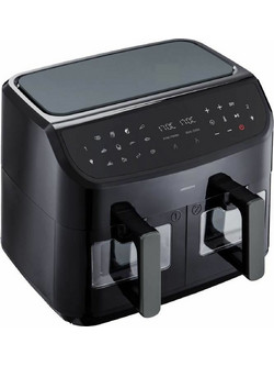 Medion Life P20 Air Fryer 8.7lt με Διπλό Κάδο Μαύρος