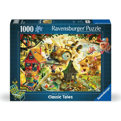Puzzle Ravensburger Look Out Little Pigs 1000 Κομμάτια