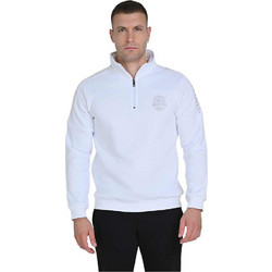 Target Half Zip High Neck Fleece Mountain Ανδρικό Αθλητικό Φούτερ Λευκό M25-76352-01
