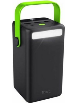 Trust Redoh XXL Power Bank 50000mAh 20W με 3 Θύρες USB-A & Θύρα USB-C Quick Charge 3.0 & Power Delivery Black Green