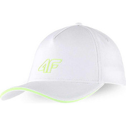 4F Καπέλο Jockey Υφασμάτινο Λευκό 4FWSS24ACABF280-10S
