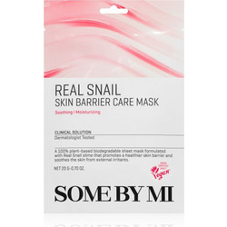 Some By Mi Clinical Solution Snail Sheet Μάσκα Προσώπου για Ενυδάτωση με Υαλουρονικό Αλόη & Εκχύλισμα Σαλιγκαριού 20gr