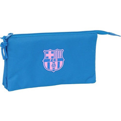 Safta F.C. Barcelona Κασετίνα με 3 Θήκες Γαλάζια 842486744