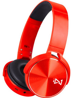 Trevi DJ 12E50 BT Ενσύρματα & Ασύρματα Bluetooth Ακουστικά DJ On Ear Κόκκινα