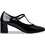Envie Shoes Γόβες Λουστρίνι με Χοντρό Χαμηλό Τακούνι & Λουράκι Μαύρες E02-20835-34