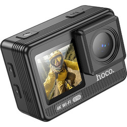 Hoco DV102 Action Camera 4K Ultra HD με WiFi και Οθόνη 1.3" Μαύρη