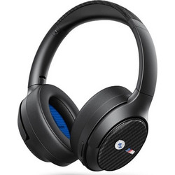 BMW Encmetal Logos Ασύρματα Bluetooth Ακουστικά Over Ear με Noise Cancelling Μαύρα