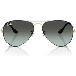 Ray-Ban RB3025 9271GK Ανδρικά Γυαλιά Ηλίου Aviator Μεταλλικά Χρυσά με Μαύρο Degradee Φακό