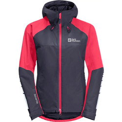 Jack Wolfskin Morrobia Αθλητικό Γυναικείο Μπουφάν Softshell Μακρύ Αδιάβροχο Ανθρακί 1115551-1388