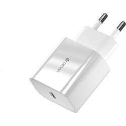 Devia DVCH-383830 Φορτιστής χωρίς Καλώδιο με Θύρα USB-C 20W Power Delivery White