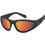 Polaroid Eyewear PLD2165S BLXOZ Ανδρικά Γυαλιά Ηλίου Μάσκα Κοκάλινα Μαύρα με Πορτοκαλί Φακό