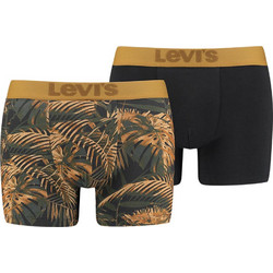 Levi's Ανδρικά Μποξεράκια Σετ 2Pack Μαύρα 37149-0504