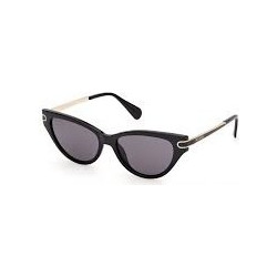 Max & Co MO0101-01A Γυναικεία Γυαλιά Ηλίου Cat Eye Κοκάλινα Μαύρα με Μαύρο Φακό