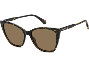Polaroid Eyewear PLD4181S 086SP Γυναικεία Γυαλιά Ηλίου Πεταλούδα Κοκάλινα Ταρταρούγα με Καφέ Φακό
