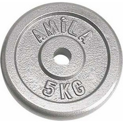 Amila Δίσκος Μεταλλικός 5kg Φ28mm