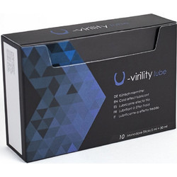 500Cosmetics U-Virility Λιπαντικό Gel Νερού Κόλπου & Πρωκτού 10x5ml