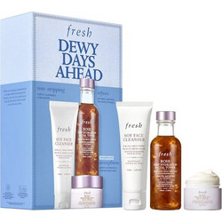Fresh Soy Face Cleanser 50ml + Rose Deep Hydration Toner 100ml + Rose Face Cream 30ml