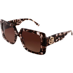 Lancel LA91025-C02 Γυναικεία Γυαλιά Ηλίου Τετράγωνα Κοκάλινα Ταρταρούγα με Καφέ Φακό