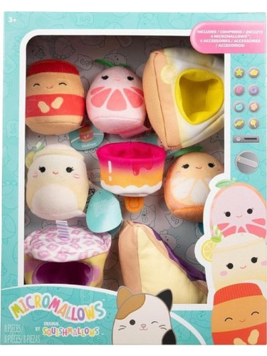 Jazwares Squishmallows Micromallows & Αξεσουάρ 8-Pack 6cm