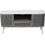 Idea Home Έπιπλο Τηλεόρασης Ξύλινο Άσπρο Μ115xΠ37xΥ58cm 24.13.50168
