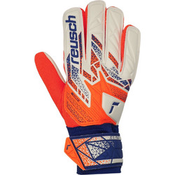 Reusch Attrakt Starter Solid Γάντια Τερματοφύλακα Λευκά Πορτοκαλί 5570513-2500
